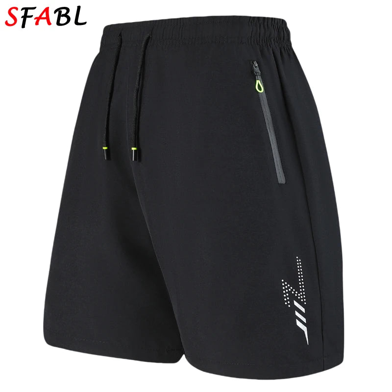 Quick-drying Shorts Men Board Short Pants Summer Breathable Sports Shorts Men Casual Elastic Running Gym Fitness Men's Shorts